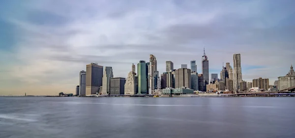 New York City Skyline Manhattan Panorama View — Foto Stock
