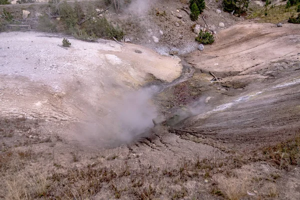 Yellowstone Ulusal Par Sıcak Kaynak Geiser — Stok fotoğraf