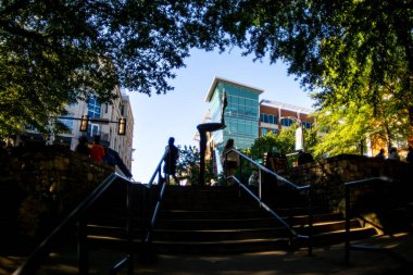 Greenville Güney Carolina, Reedy River, şehir merkezinde.