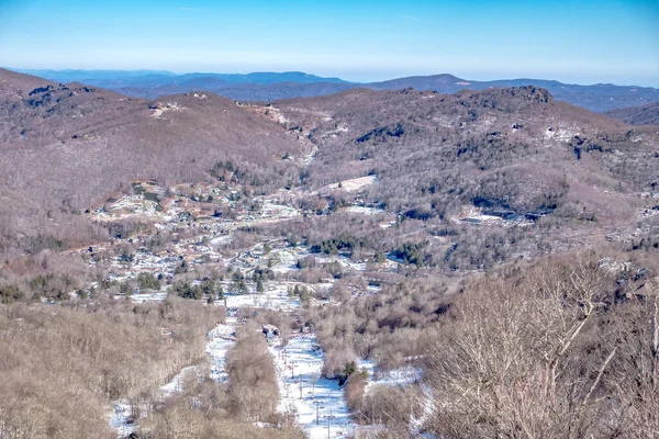 Skiing North Carolina Skiing Resort December — Stock Photo, Image