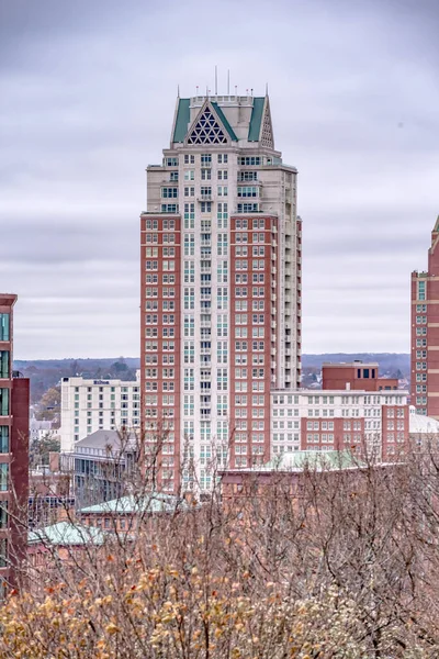 Providence Rhode Island Skyline Pendant Saison Automne — Photo