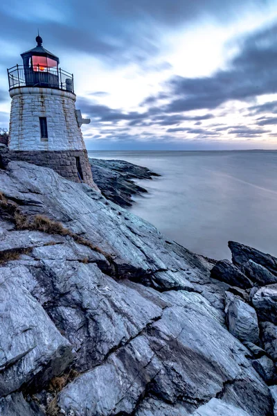 Farol Oldcastle Newport Rhode Island — Fotografia de Stock