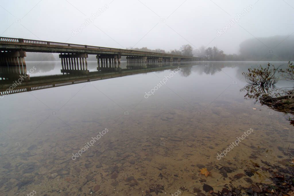 Autumn in dixie on catawba river gastonia north carolina