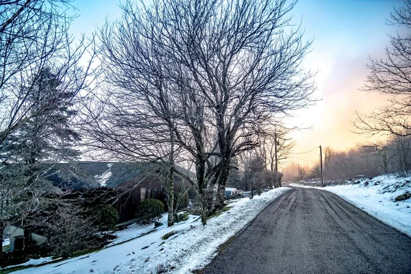 Schilderachtige Uitzichten Banner Eland Noord Carolina Nabij Boone — Stockfoto