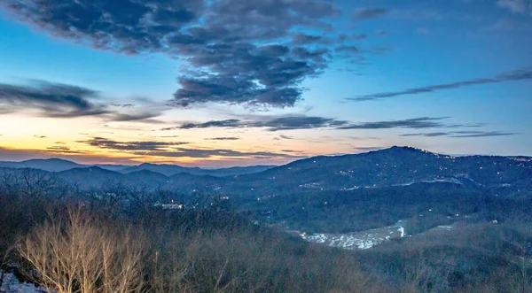 Vista Panoramica Banner Alce Nord Carolina Vicino Boone — Foto Stock
