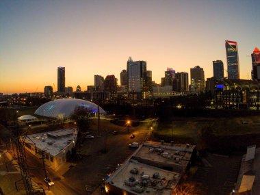 Charlotte Kuzey Carolina, sabahın erken saatlerinde