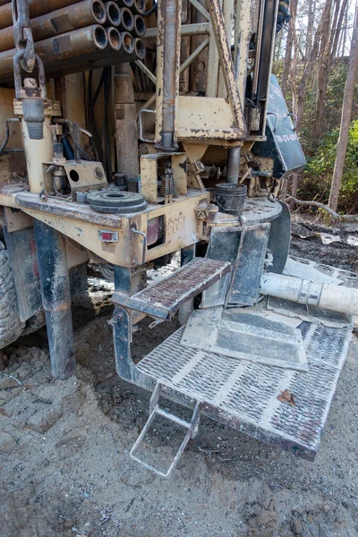 Well Drilling Equipment Private Property — Stock Photo, Image