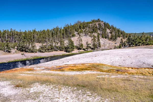 Gran Primavera Prismática Parque Nacional Yellowstone — Foto de Stock