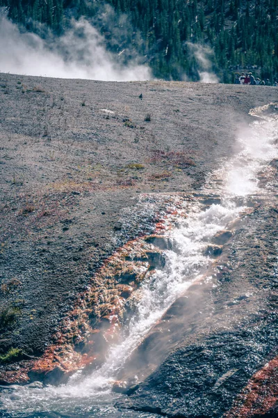 Wielka Pryzmatyczna Wiosna Parku Narodowym Yellowstone — Zdjęcie stockowe