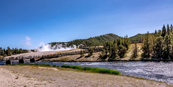 Gran Primavera Prismática Parque Nacional Yellowstone — Foto de Stock