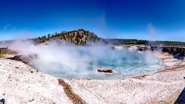 Grand Prismatic Spring Yellowstone National Park — Stock Photo, Image