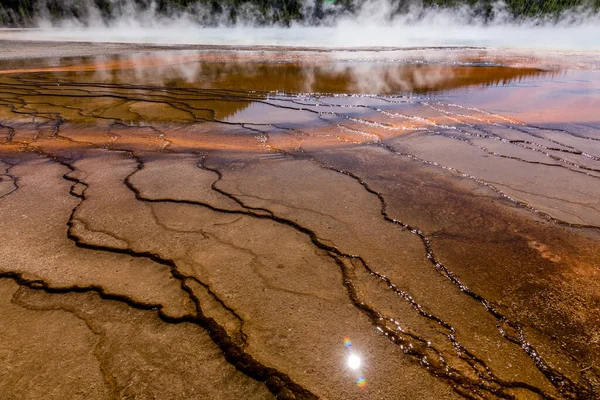 Grote Prismatische Lente Yellowstone National Park — Stockfoto