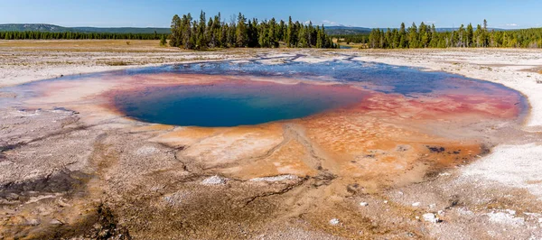 Gran Primavera Prismática Parque Nacional Yellowstone —  Fotos de Stock