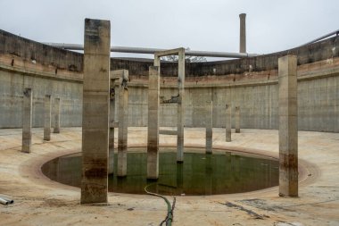 Amerika 'da bir atık su arıtma planında.