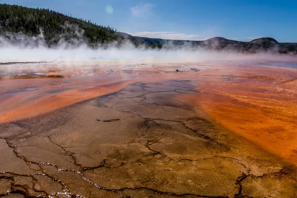 Grote Prismatische Lente Yellowstone National Park — Stockfoto