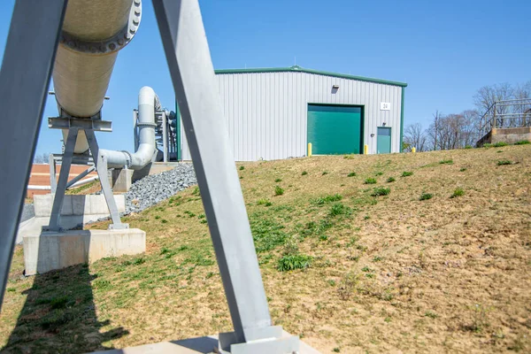 Zware Industrie Industriële Installatie Zonnige Dag — Stockfoto