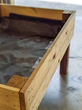 bahçıvanlık için yükseltilmiş bahçe yatağı çerçevesi