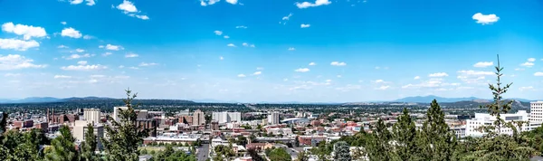 Spokane Washington City Skyline Calles —  Fotos de Stock