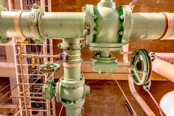 Neavy Duty Industrial Plant Piping — Stockfoto