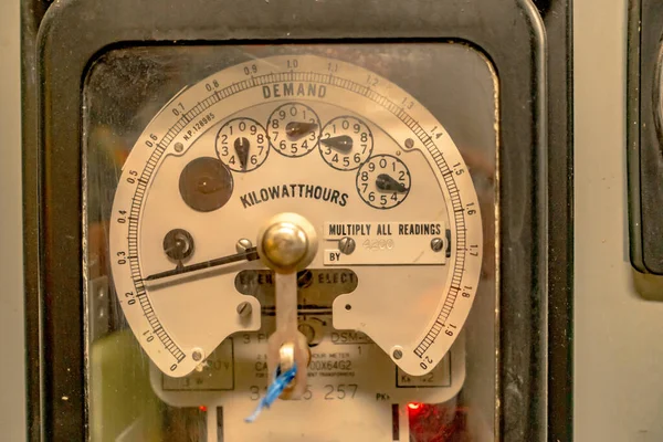 Pressure Gauge Knobs Control Plant — Fotografia de Stock