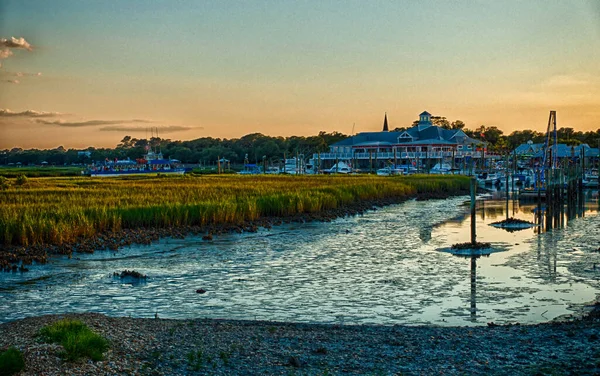 Utsikt Och Scener Vid Murrells Inlopp Söder Myrtle Beach South — Stockfoto