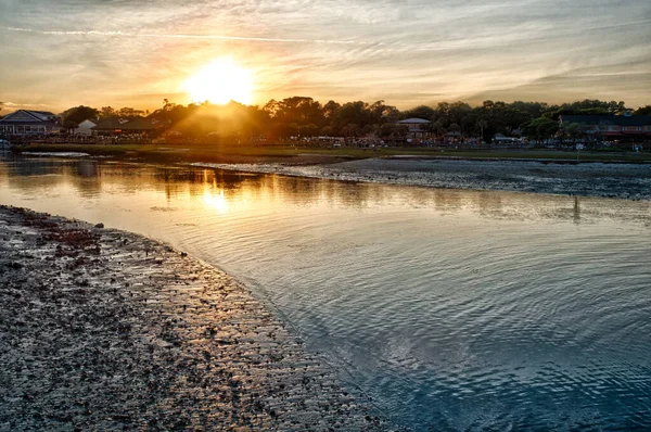 Vedute Scene Murrells Insenatura Sud Della Spiaggia Mirto Sud Carolina — Foto Stock