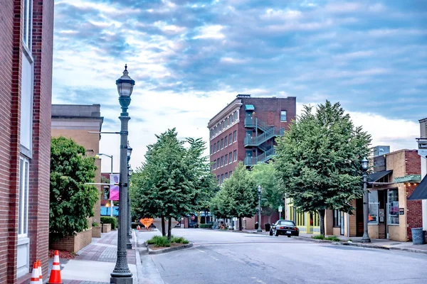 Rock Hill Söder Carolina Centrum Morgonen — Stockfoto