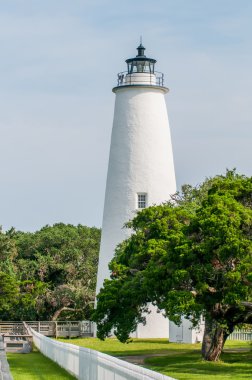 ocracoke deniz feneri ve Gardiyan'ın ocracoke Adası'nda konut