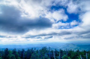 Clingman'ın kubbe büyük Smoky Dağları Milli görüş 