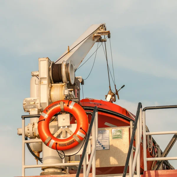 Hatteras, NC, USA - 8 de agosto de 2014: ferry transport boat at ca —  Fotos de Stock