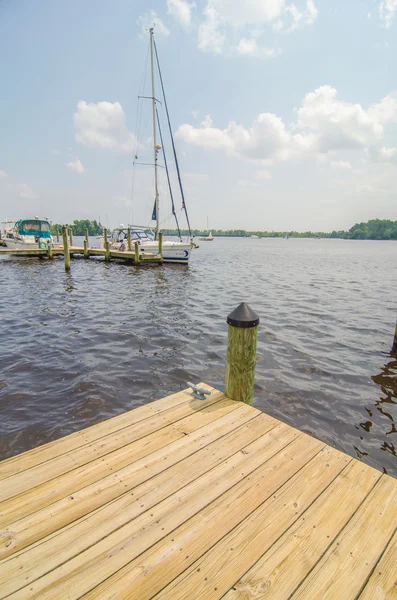 Waterfront sahneleri washington north Carolina — Stok fotoğraf