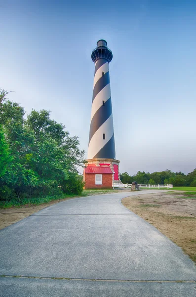 Cape hatteras lighthouse, zewnętrzny banki, north carolina — Zdjęcie stockowe