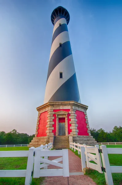 ハッテラス岬灯台、アウターバンクス、ノースカロライナ — ストック写真