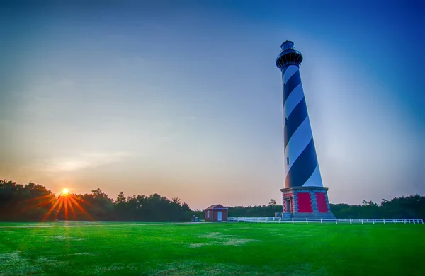 Hatteras Burnu feneri, dış bankalar, Kuzey Karolina — Stok fotoğraf