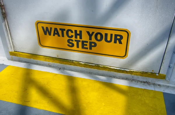 Watch your step — Stock Photo, Image