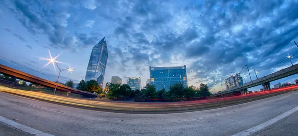 Skyline of charlotte nrth carolina — Stock Photo, Image