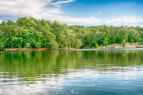 Lake wylie reflections — Stock Photo, Image