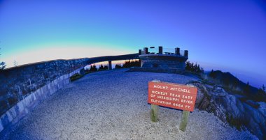 Güneş battıktan sonra mount mitchell üst