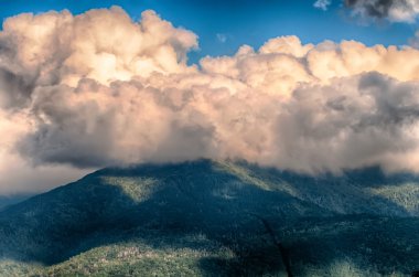 Blue ridge parkway doğal dağlar yaz manzara gözden kaçırmak.