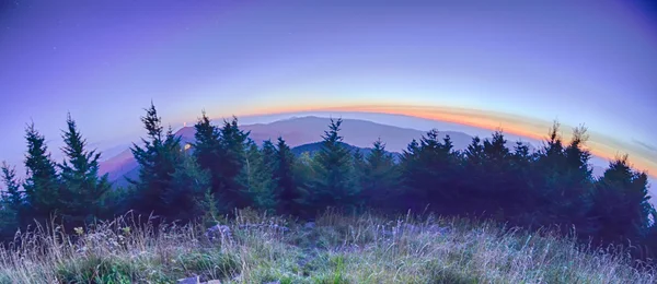 Top of mount mitchell before sunset — Stock Photo, Image