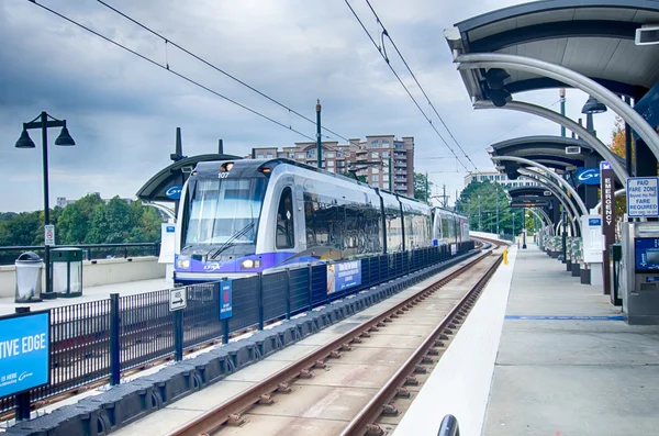 Popular Charlotte Area Transit System manutenção 23 milhões de yearl — Fotografia de Stock