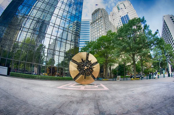 Charlotte north carolina de skyline van de stad en het centrum — Stockfoto