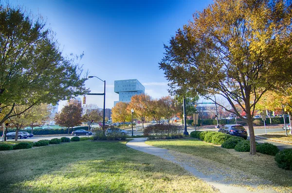 Autunno in città charlotte qc del nord carolina — Foto Stock