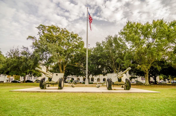 Charleston Güney carolina eski Kalesi capus binalarda — Stok fotoğraf