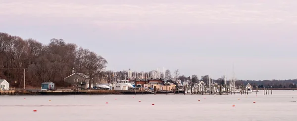 Port de Greenwich Bay Port maritime dans l'est Greenwich Rhode Island — Photo