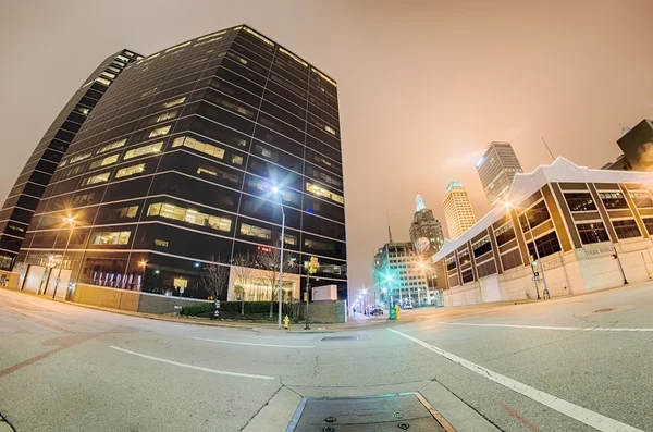 Tulsa city skyline around downtown streets — Stock Photo, Image