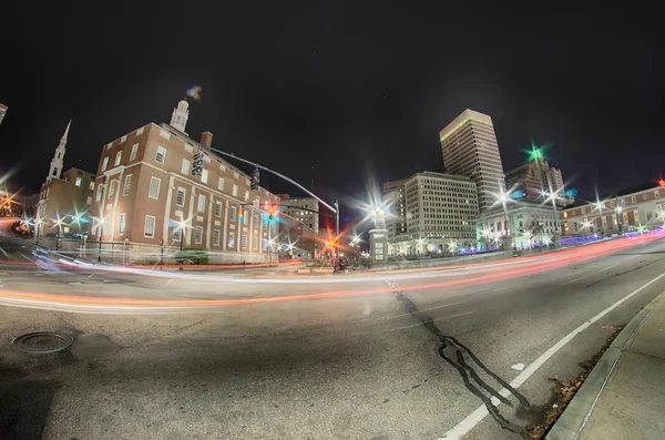 Providence Rhode Island desde el otro lado del muelle —  Fotos de Stock