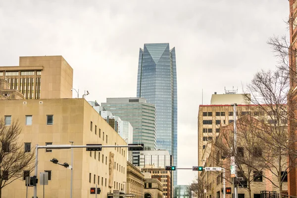 Okla oklahoma skyline della città — Foto Stock