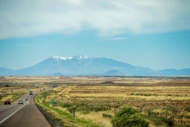 landscape with Humphreys Peak Tallest in Arizona clipart