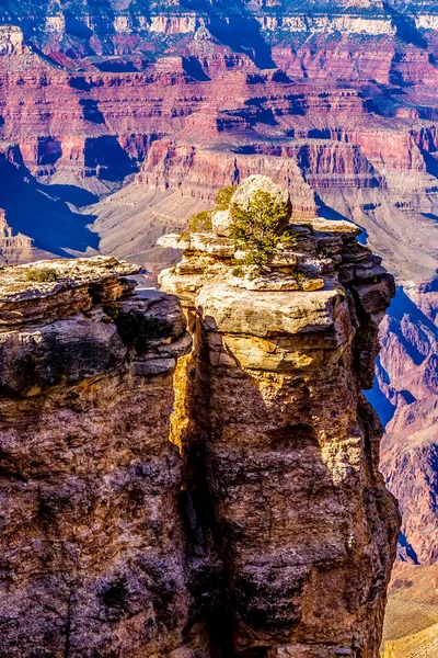 Gran Cañón día soleado con cielo azul — Foto de Stock